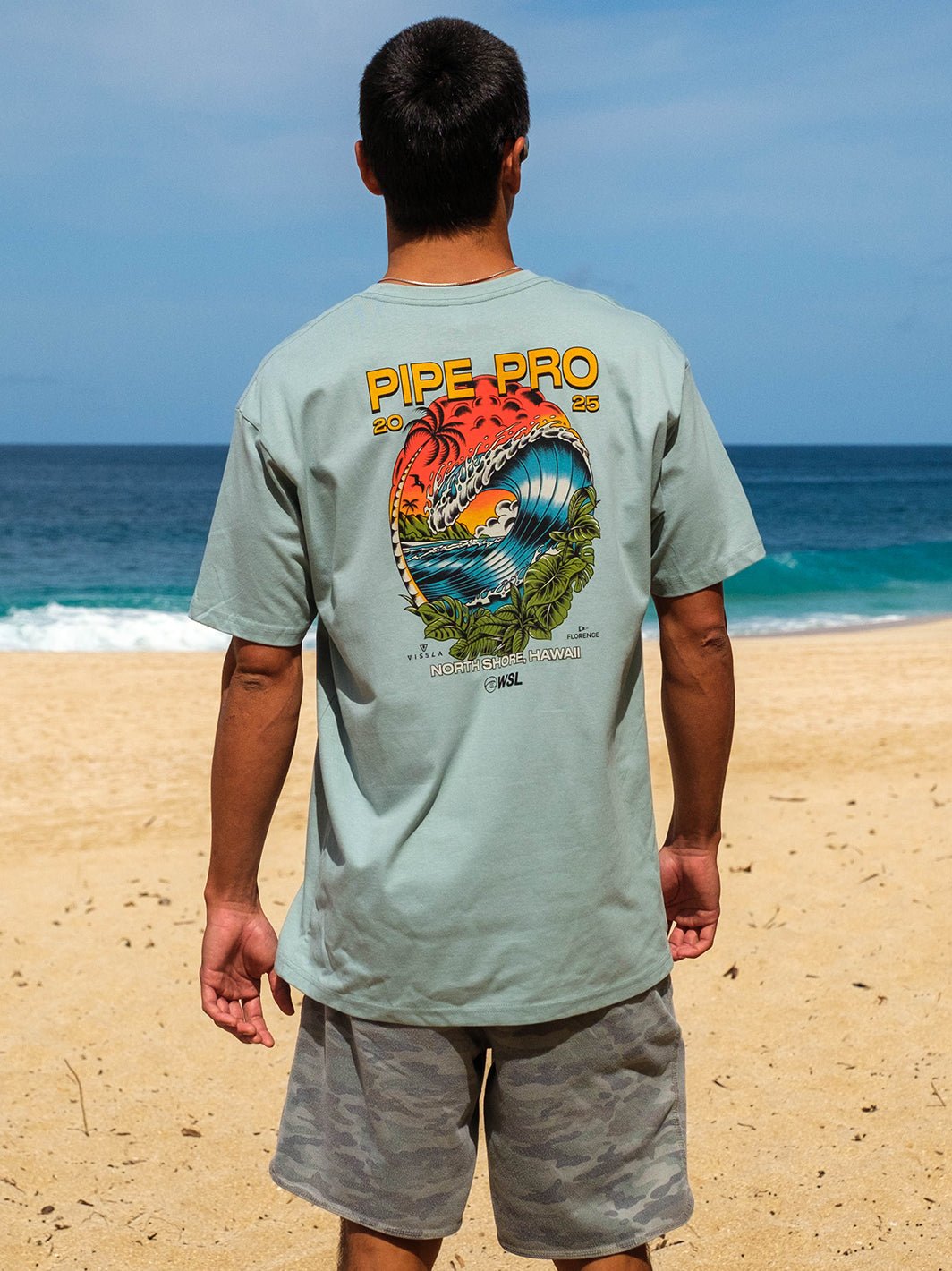 T&C Surf Designs Vissla Pipe Pro 2025 Short Sleeve Tee,