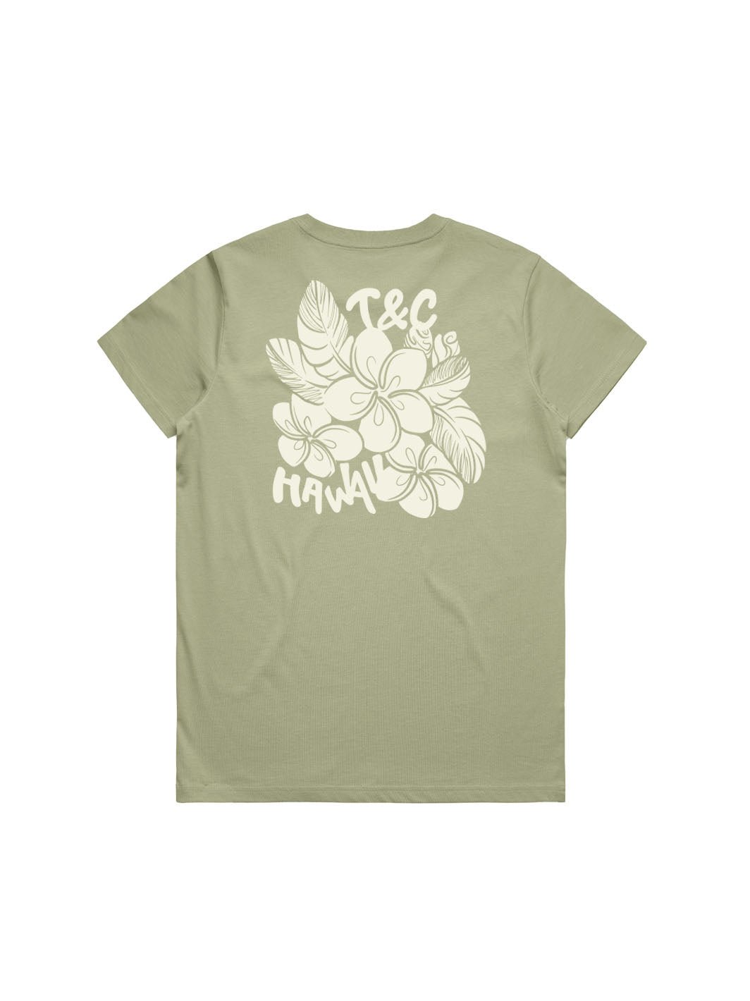 Plumeria Maple Tee - T&C Surf Designs