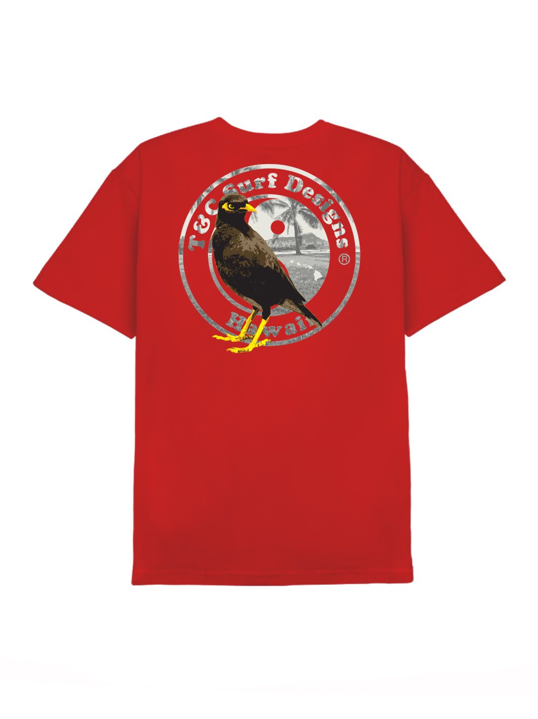 T&C Surf Designs T&C Surf Myna Logo Tee, Red / S