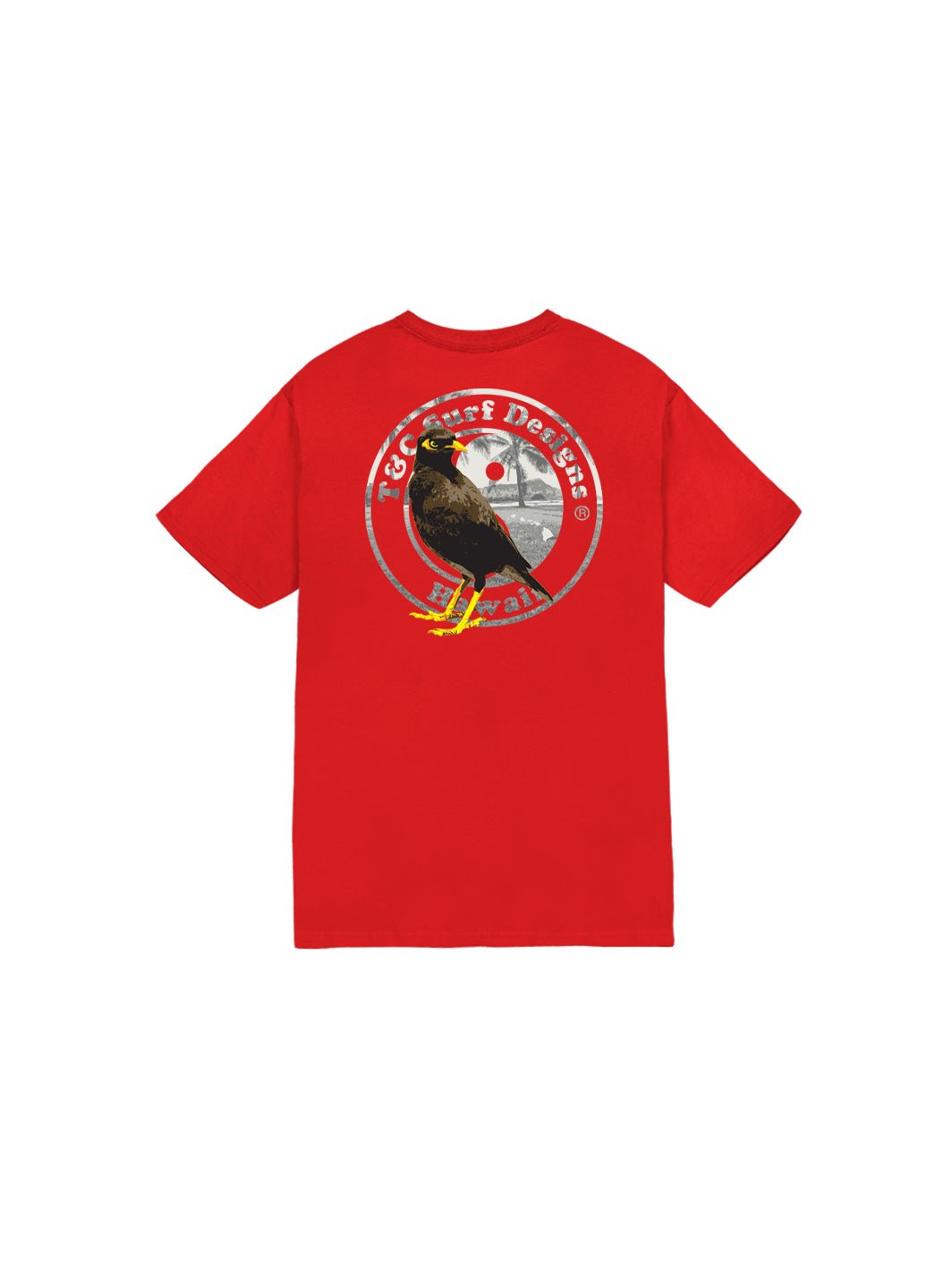 T&C Surf Designs T&C Surf Kids Myna Logo Tee, Red / XS