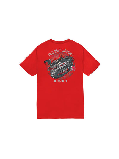 T&C Surf Designs T&C Surf Kids Year of the Dragon Tee, Red / XS