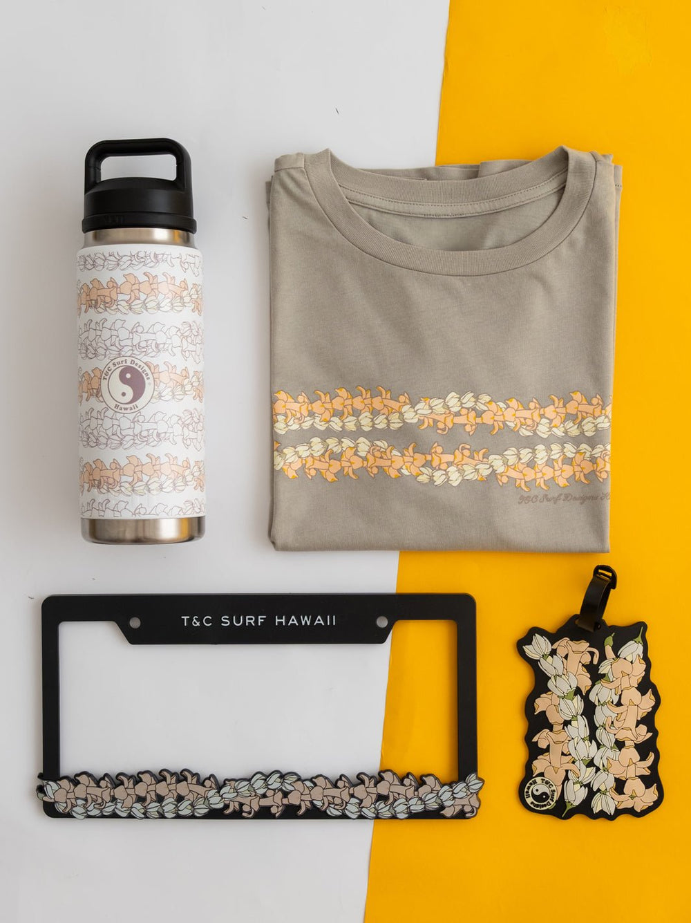 T&C Surf 26 oz Lei Twist Rambler Yeti Bottle with Chug Cap - T&C Surf Designs