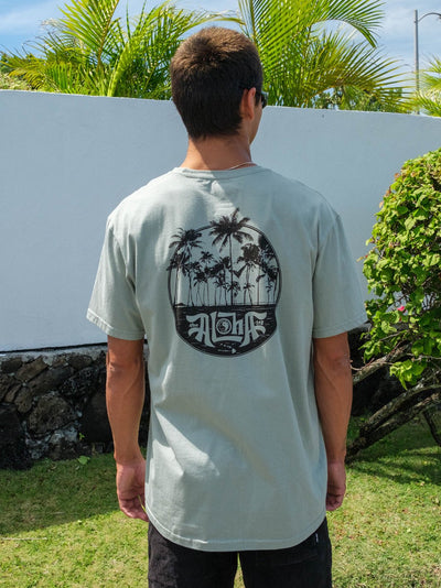 T&C Surf Designs T&C Surf Aloha Palm Circle Jersey Tee, 