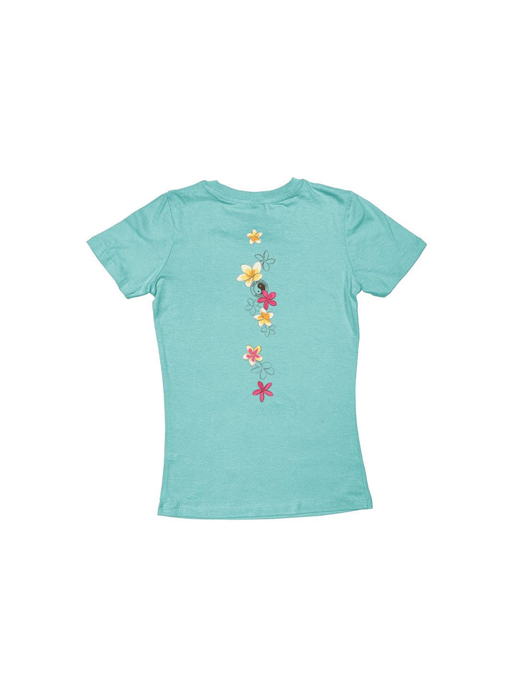 Girls Pua Melia Vertical Sweetheart Tee - T&C Surf Designs