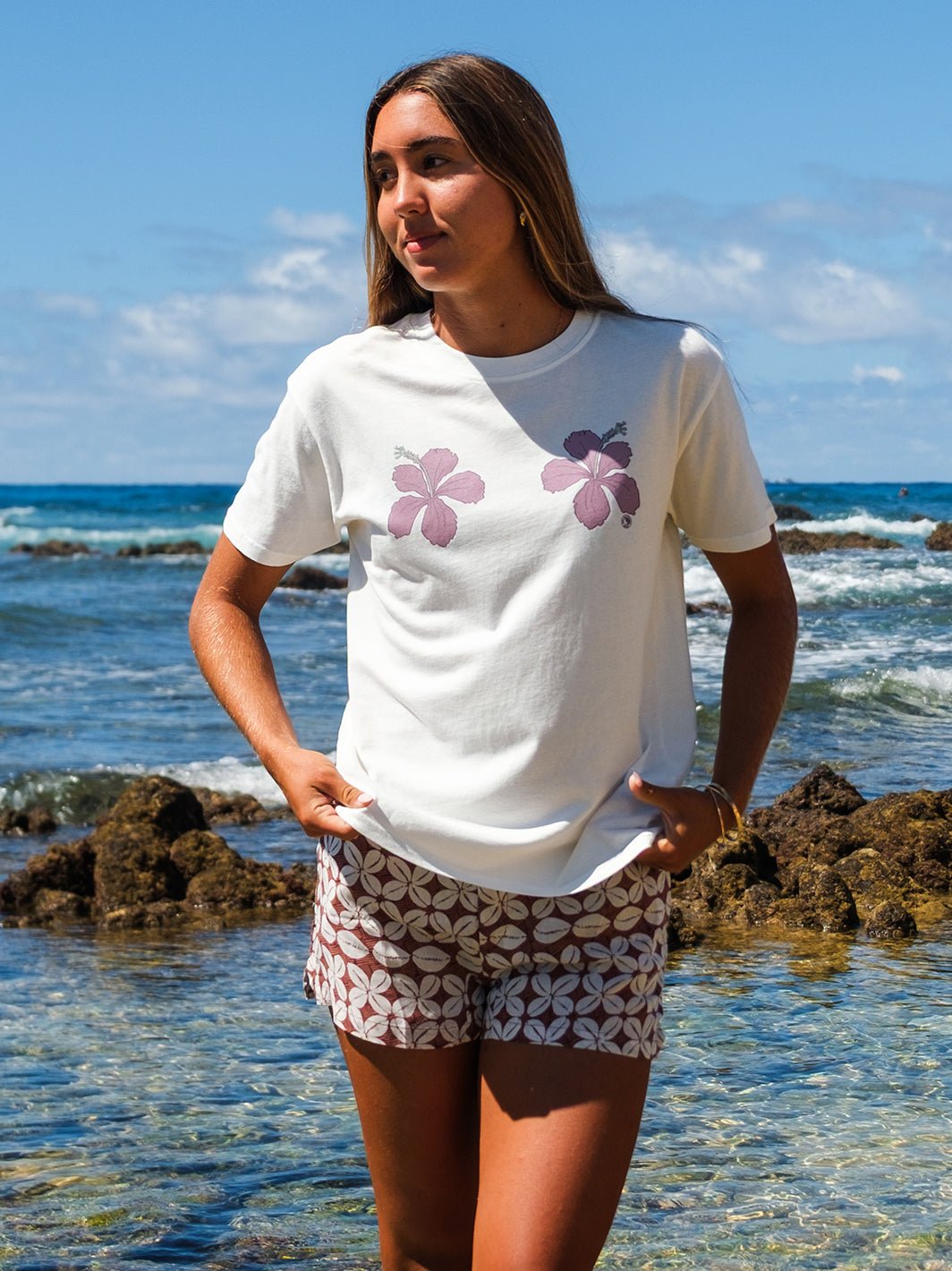 Pua Pair Boyfriend Tee - T&C Surf Designs