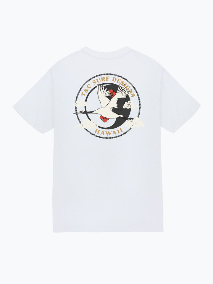 Soaring Crane Jersey Tee - T&C Surf Designs