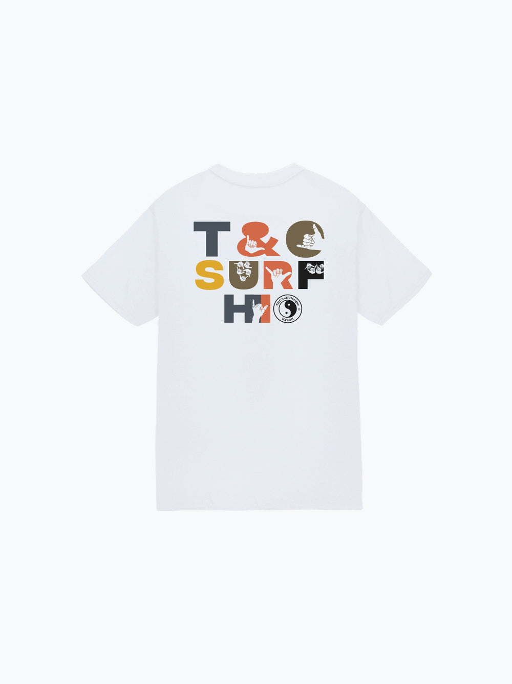 T&C Surf Designs Kids Shakas Up Tee, White / XS