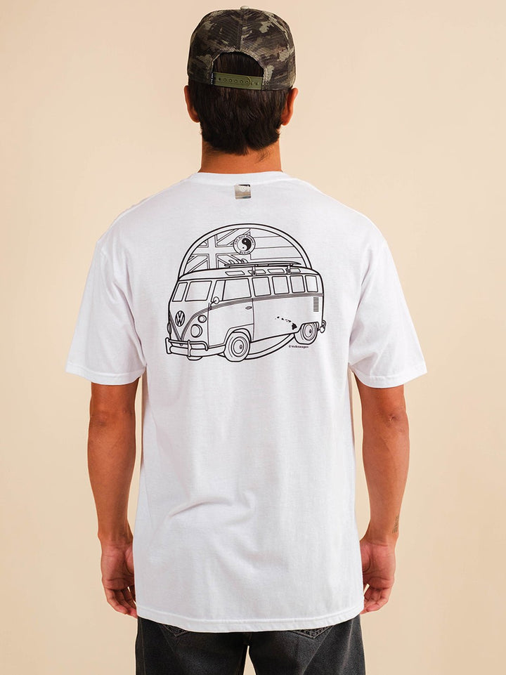 Bus Line Circle Volkswagen® Jersey Tee - T&C Surf Designs