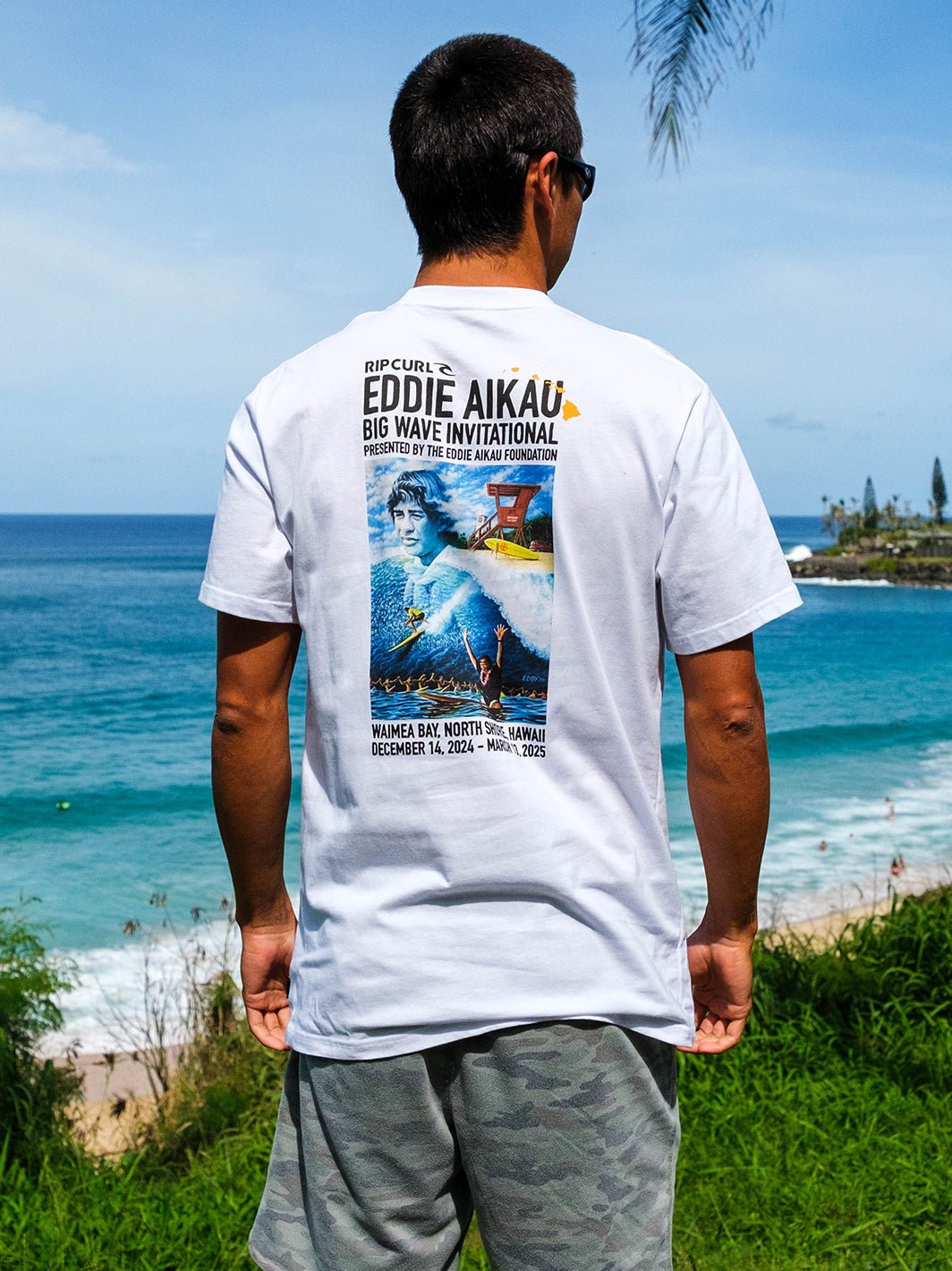 Eddie Would Go Poster 24/25 Jersey Tee - T&C Surf Designs