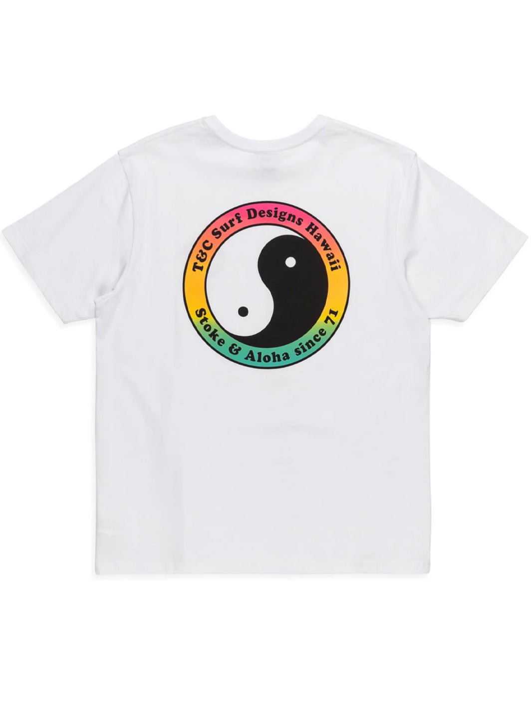 T&C Surf Designs Europe Yin Yang 71 Logo Tee,