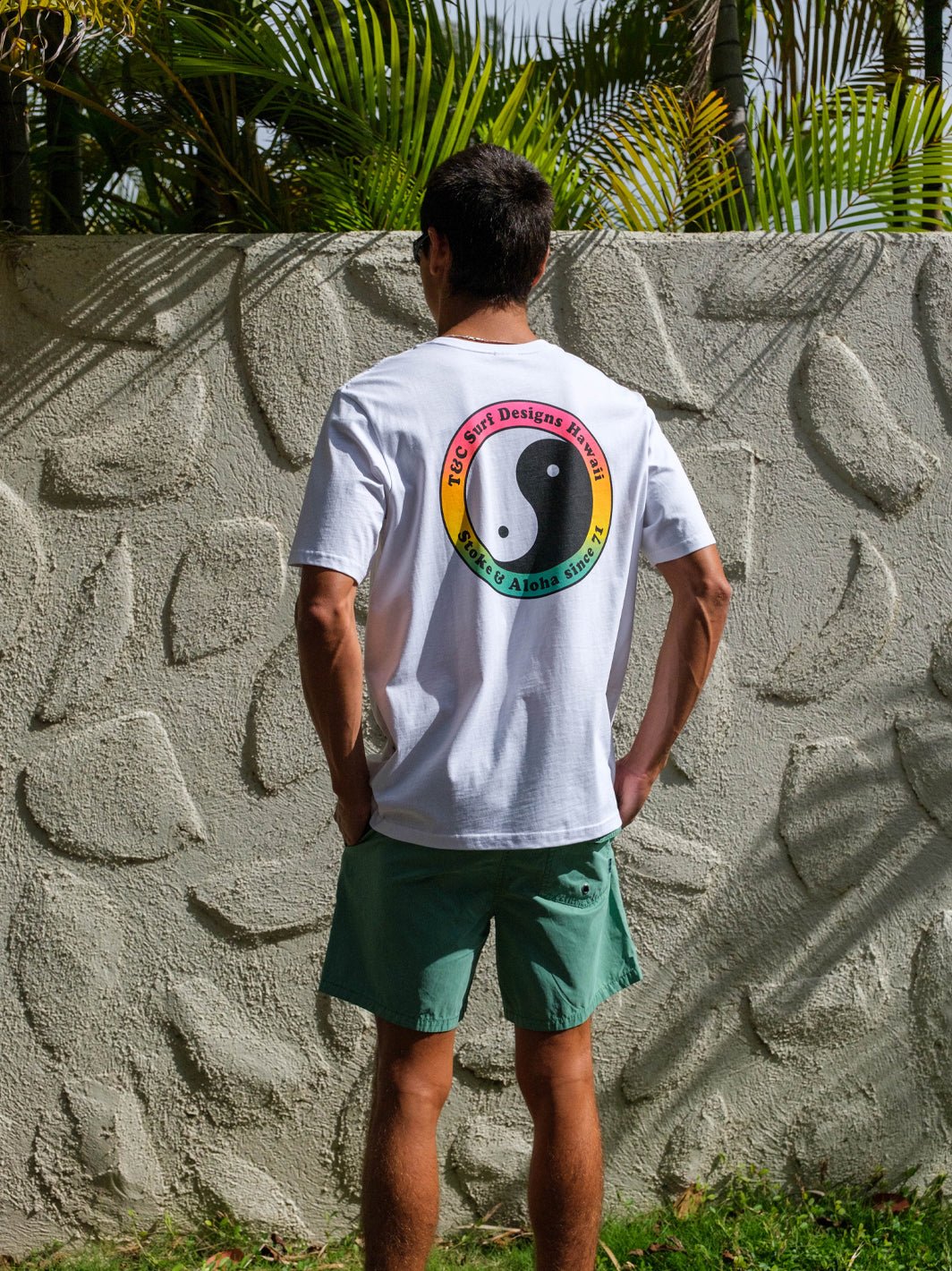 T&C Surf Designs T&C Surf Europe Yin Yang 71 Logo Tee, 