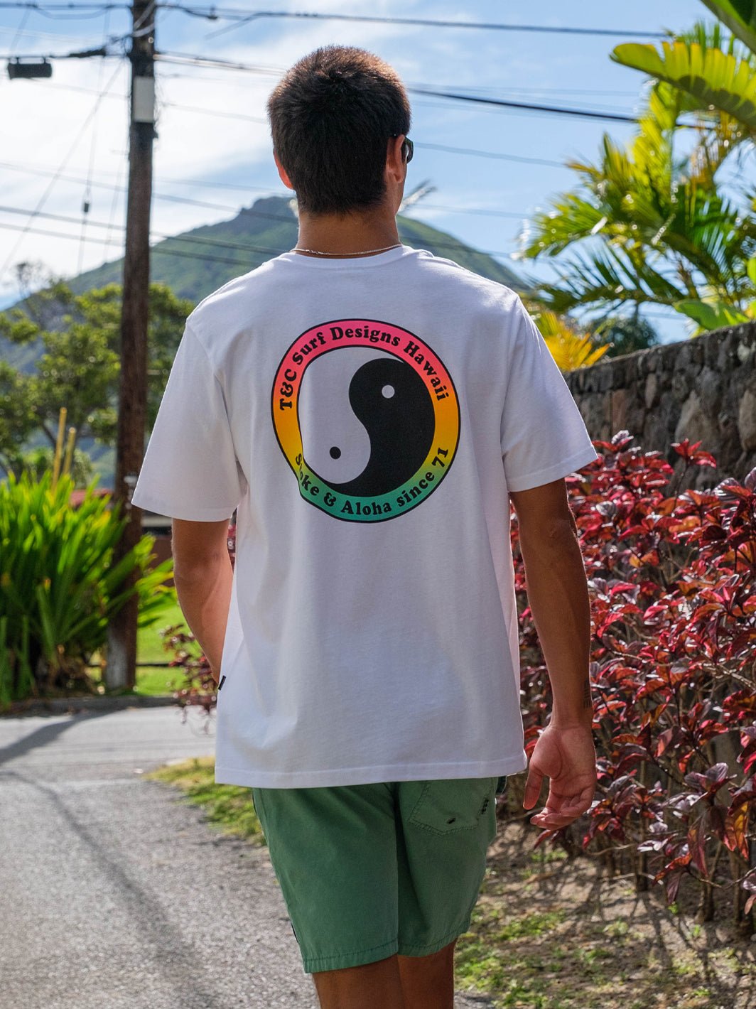 T&C Surf Designs T&C Surf Europe Yin Yang 71 Logo Tee, 