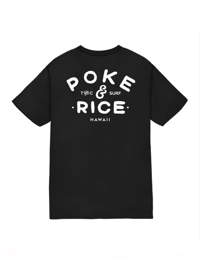 T&C Surf Designs T&C Surf Poke and Rice Jersey Tee, Black / S