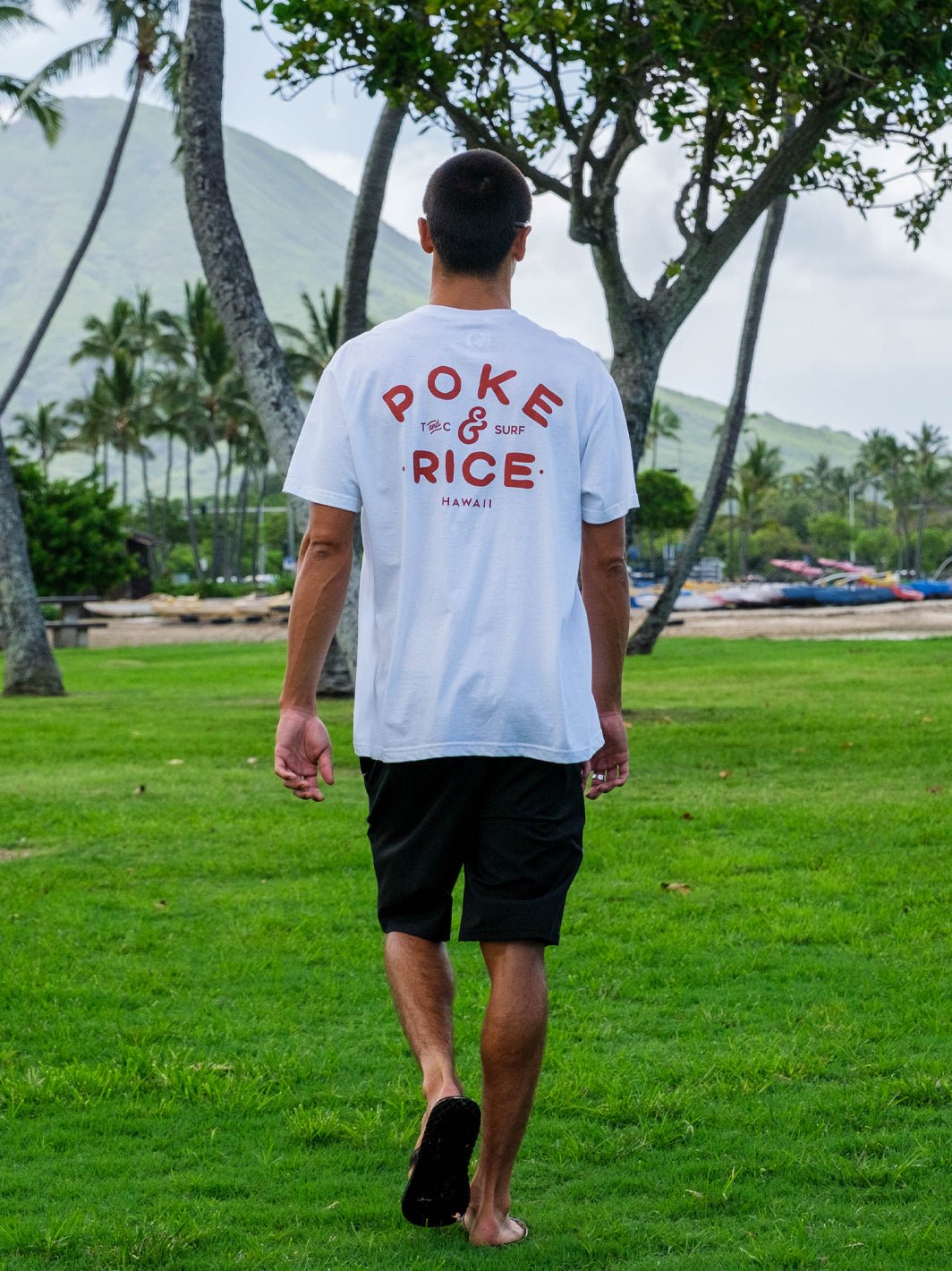 T&C Surf Designs Poke and Rice Jersey Tee,