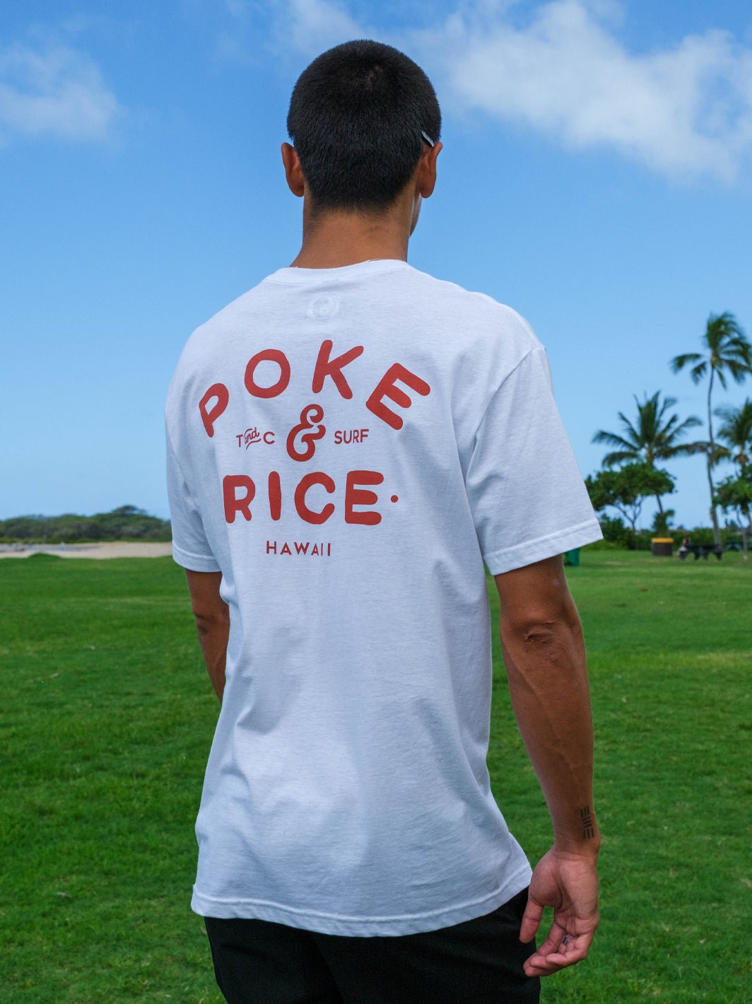 T&C Surf Designs Poke and Rice Jersey Tee,