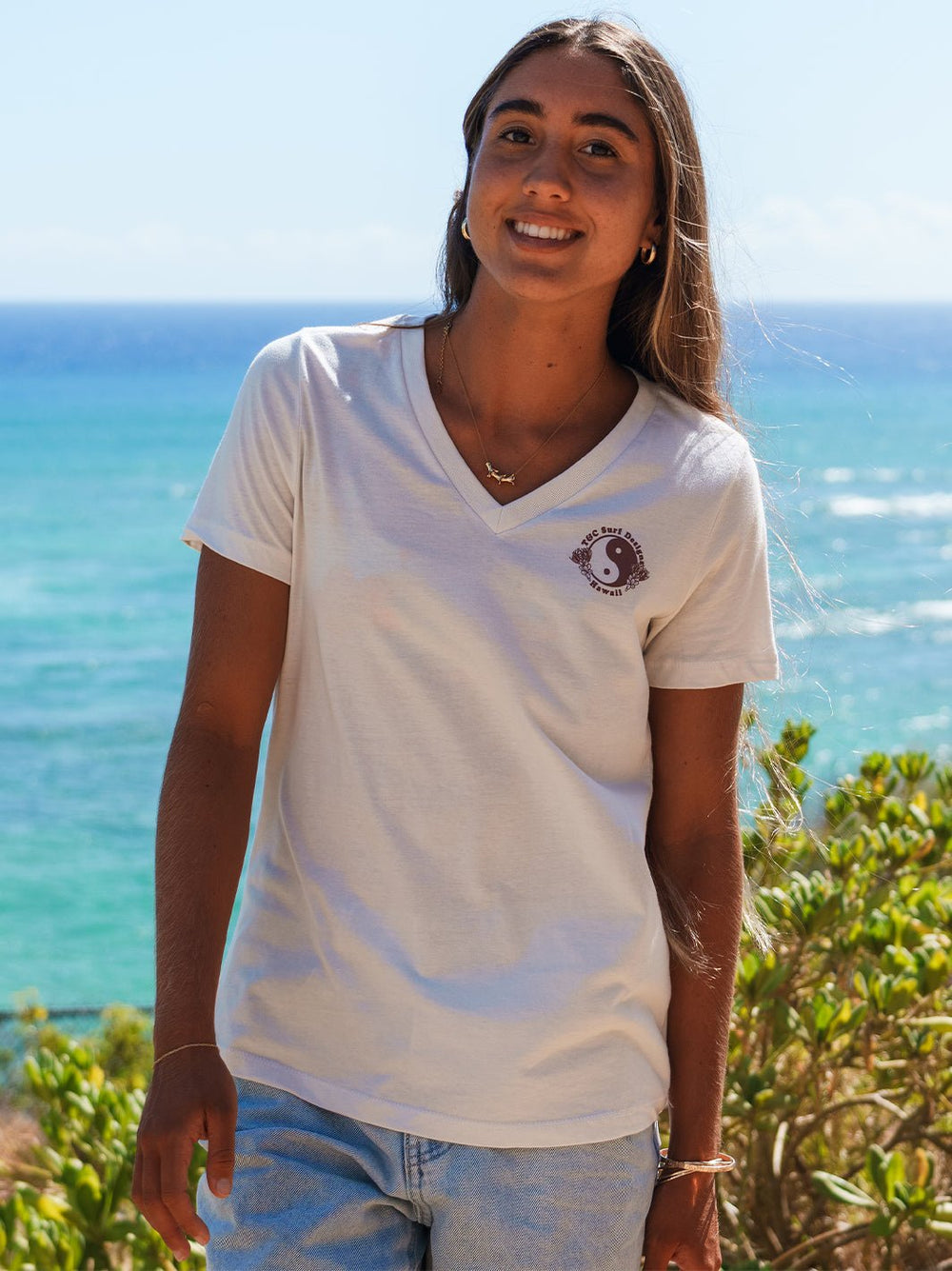 T&C Surf Designs Ohia Outline Relax Vtee,