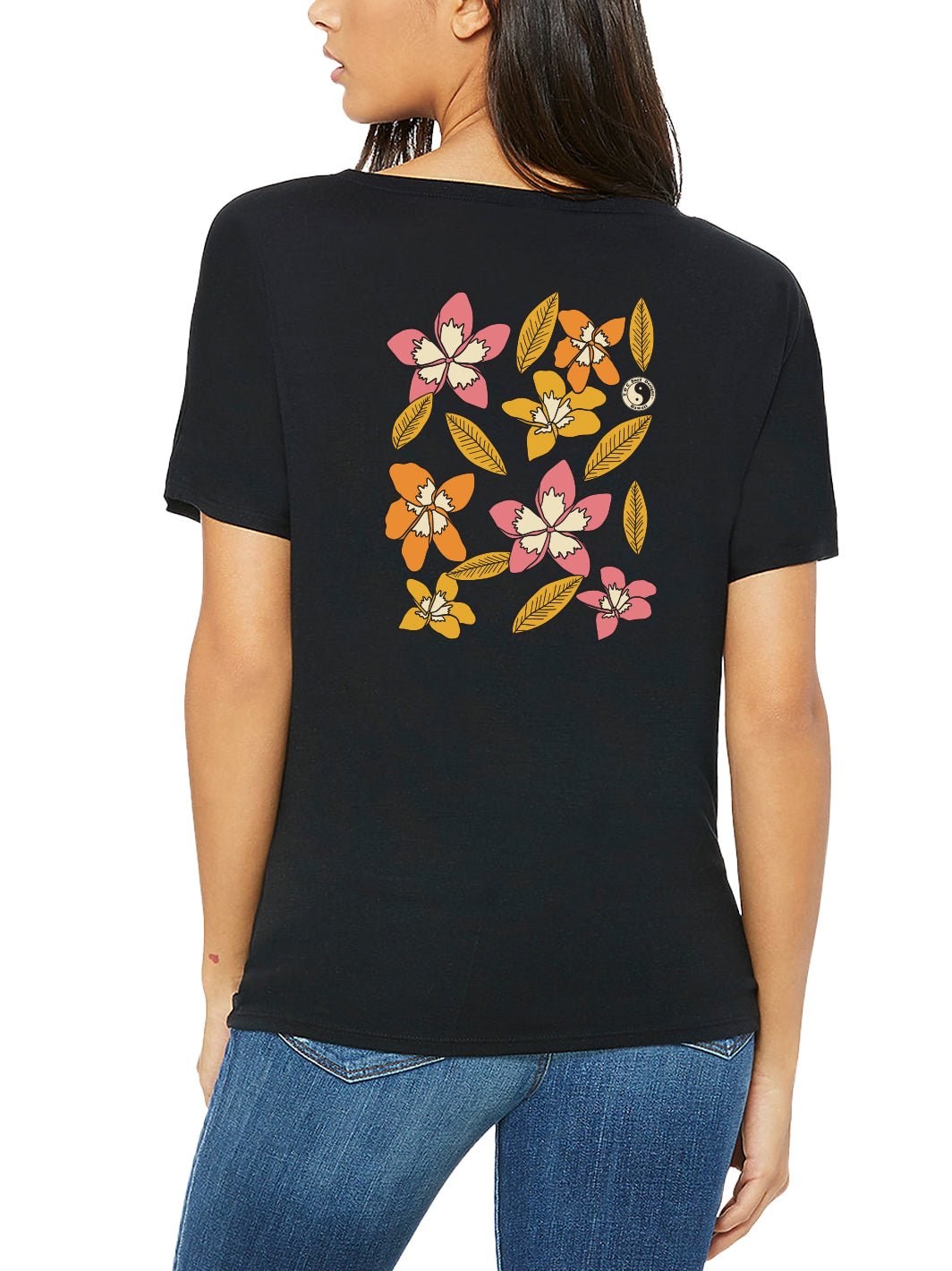 Plumerias Relax Vtee - T&C Surf Designs