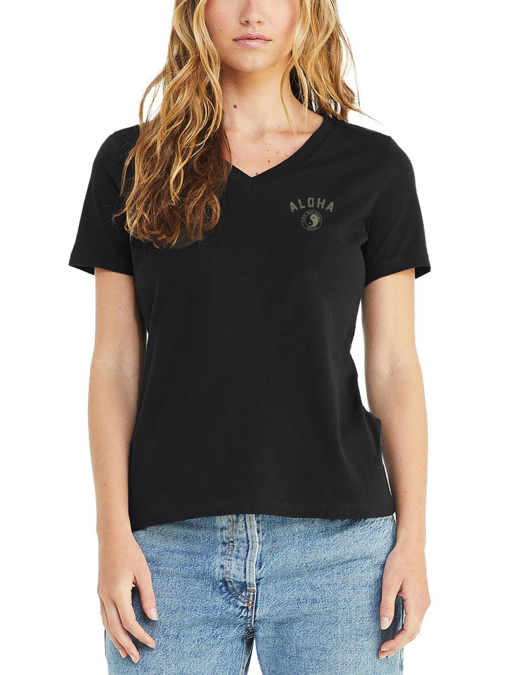 Quilt Stamp Relax Vtee - T&C Surf Designs