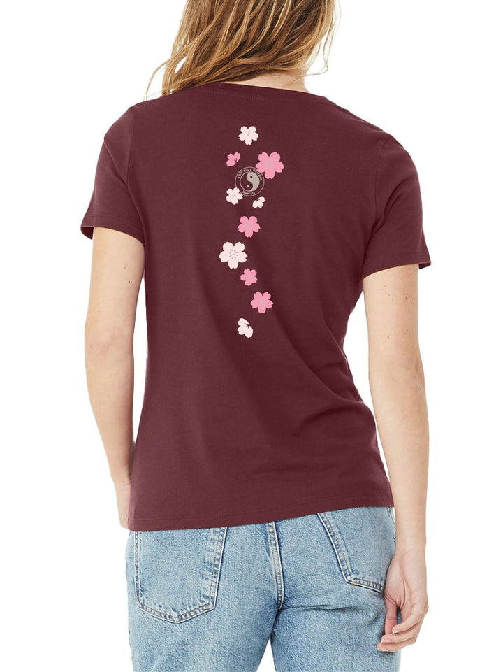 T&C Surf Designs Cute Sakura Relax Vtee,