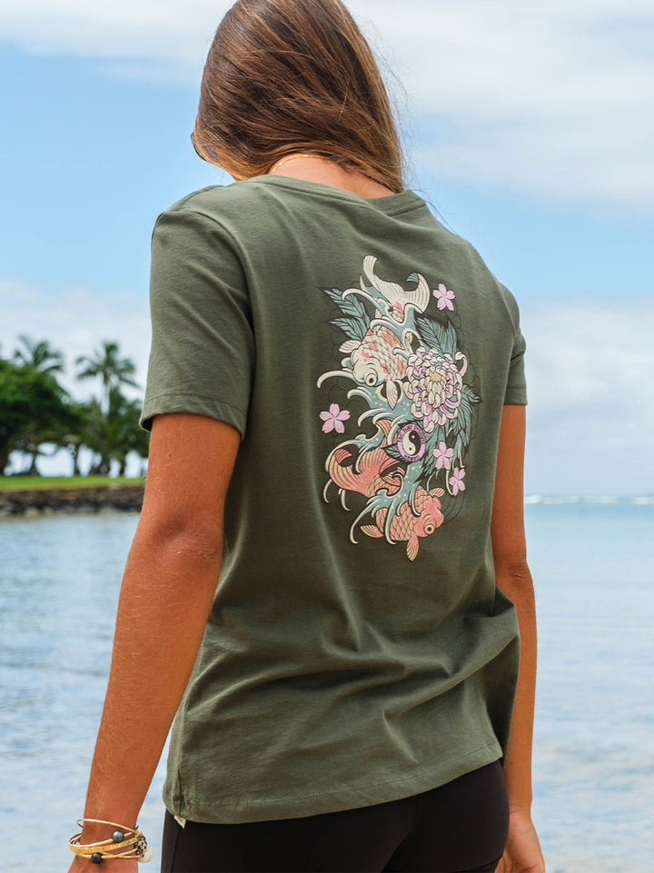 T&C Surf Designs Keiki Koi Relax Vtee,