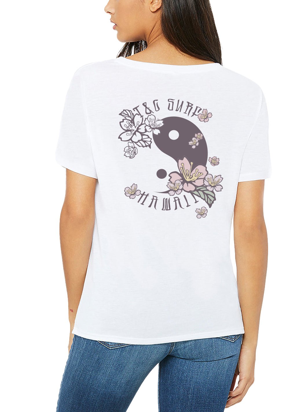 T&C Surf Designs Big Sakura Slouchy Vtee,