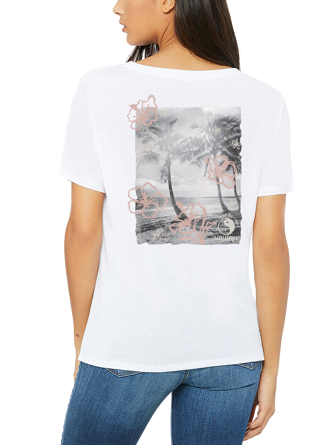 Postcards from Paradise Slouchy Vtee