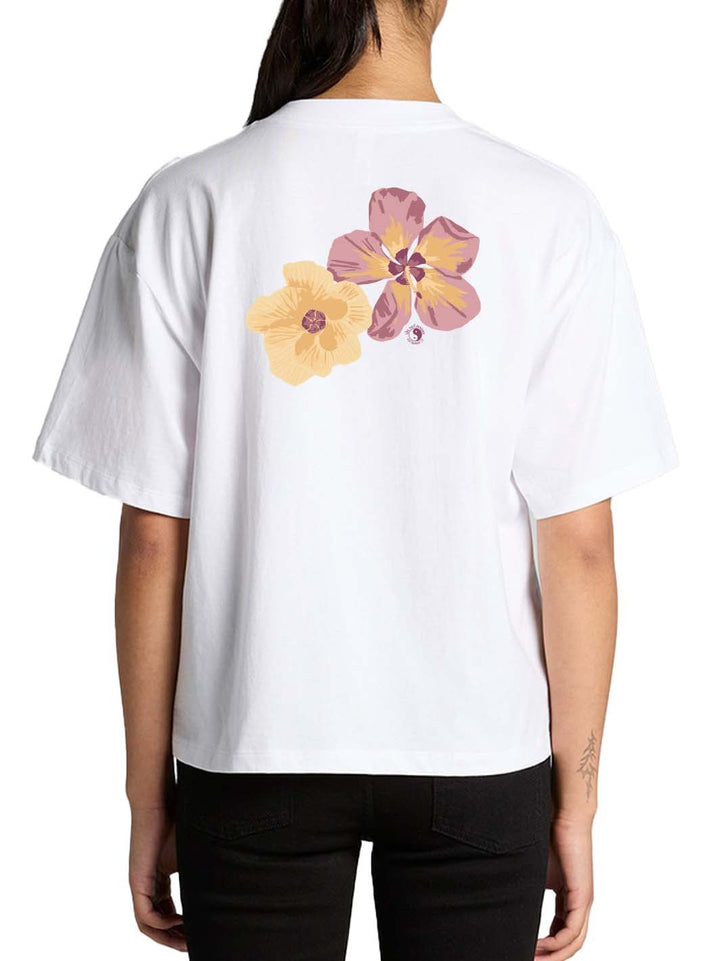 Watercolor Hau Martina Vtee - T&C Surf Designs