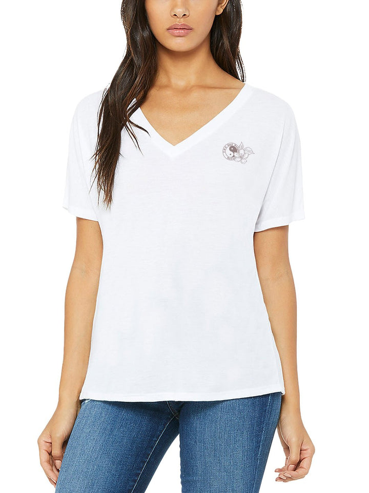 Sakura Sketch Slouchy Vtee - T&C Surf Designs