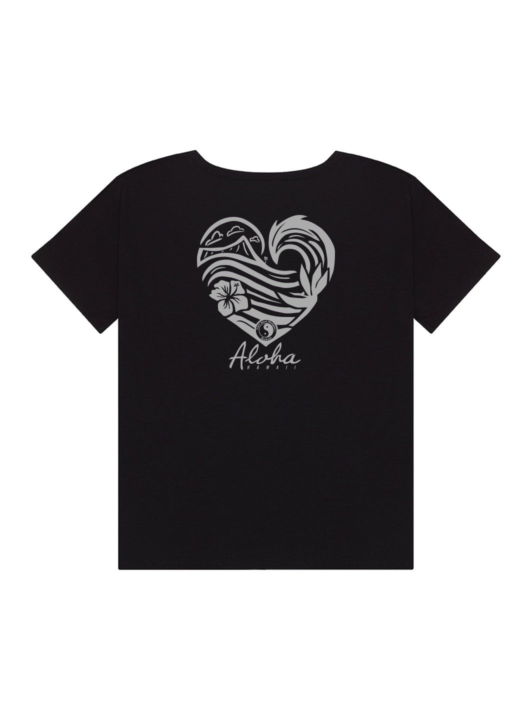Wave Heart Slouchy Vtee - T&C Surf Designs