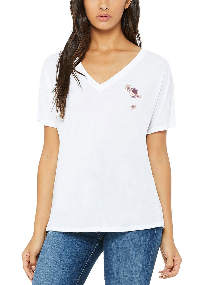 Sakura Branch Slouchy Vtee - T&C Surf Designs