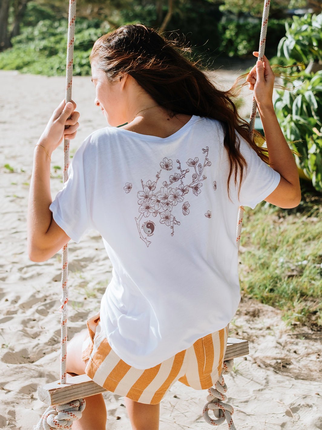 T&C Surf Designs Sakura Branch Slouchy Vtee,
