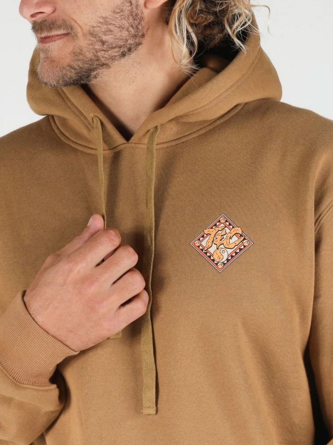 T&C Surf Designs T&C Surf Australia Warrior Pop Hoodie, Brown / S (AUS)