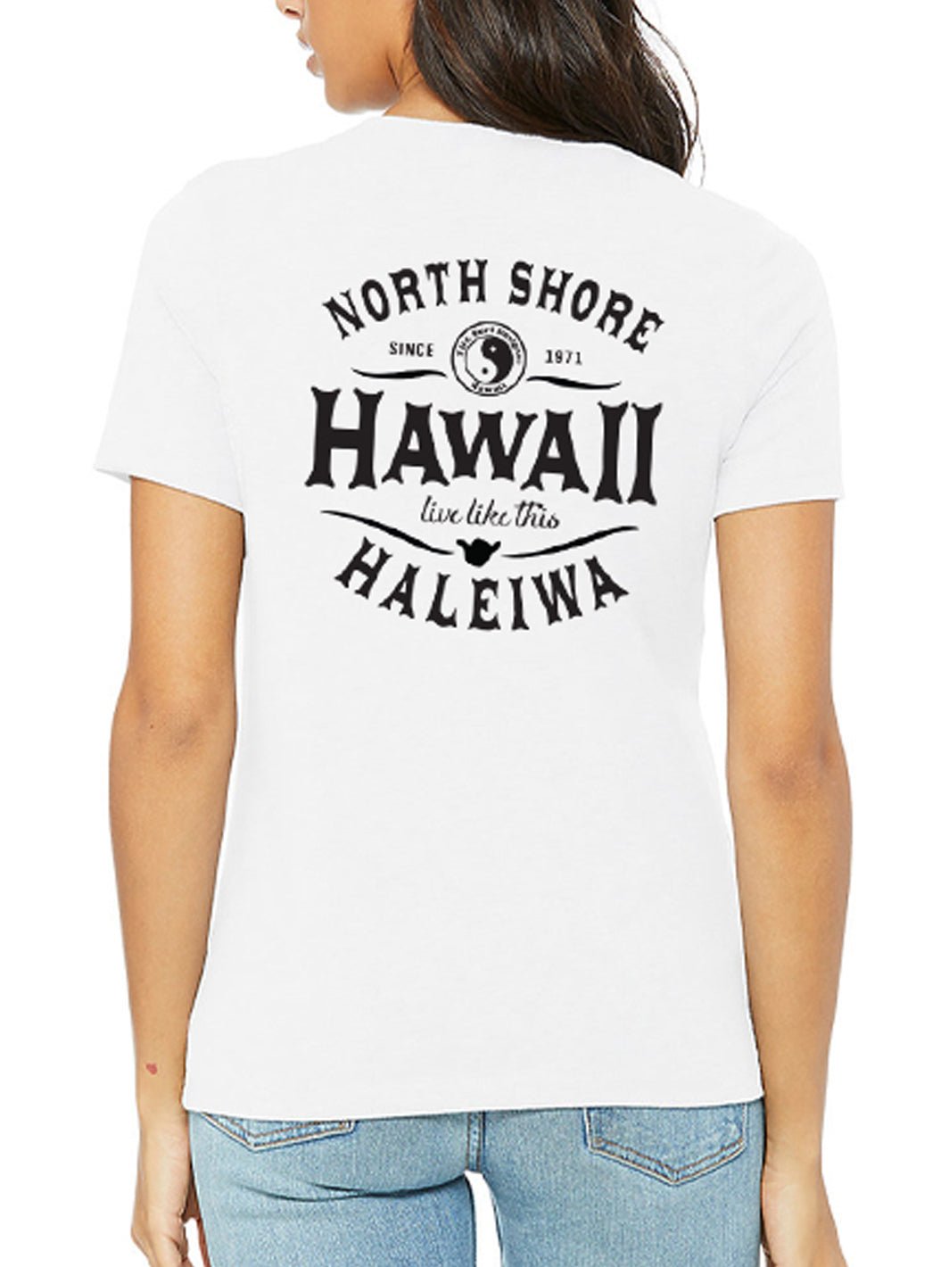 T&C Surf Designs North Shore Hawaii Classic Tee, White / XS