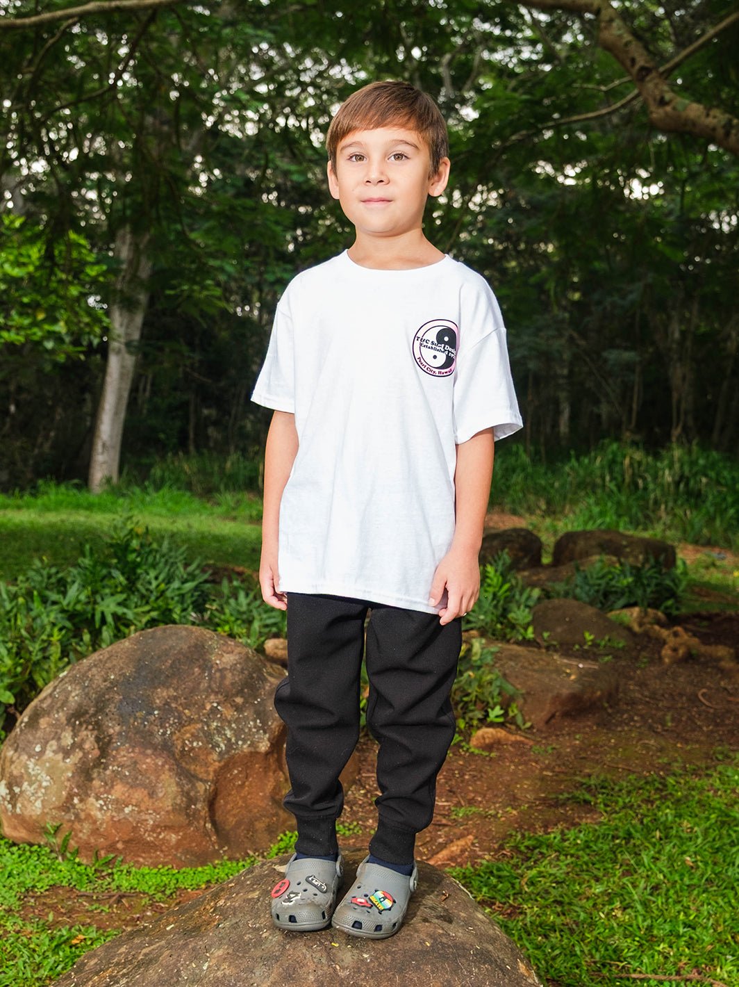 T&C Surf Designs Kids Retro Neon Logo Tee,