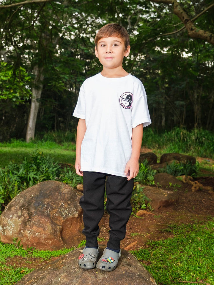 T&C Surf Designs Kids Retro Neon Logo Tee,