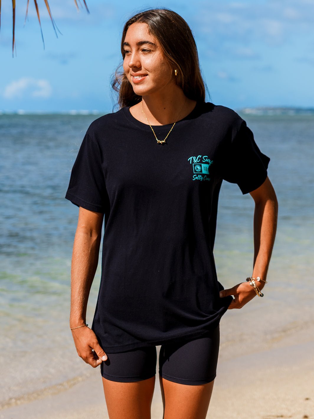 T&C Surf x Salty Crew Salty Uhu HI Boyfriend Tee
