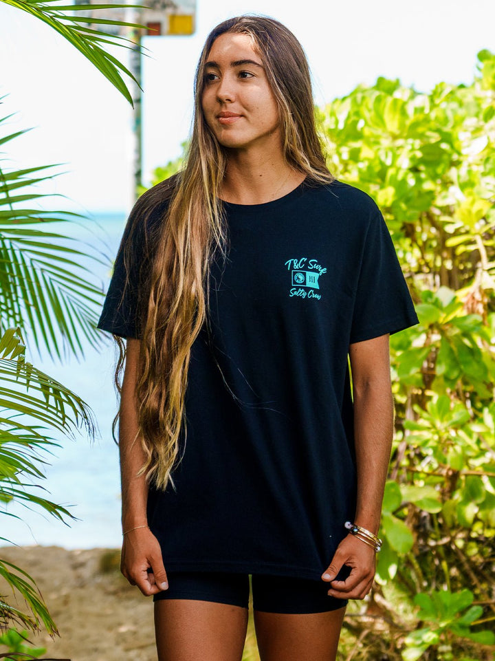 T&C Surf x Salty Crew Salty Uhu HI Boyfriend Tee