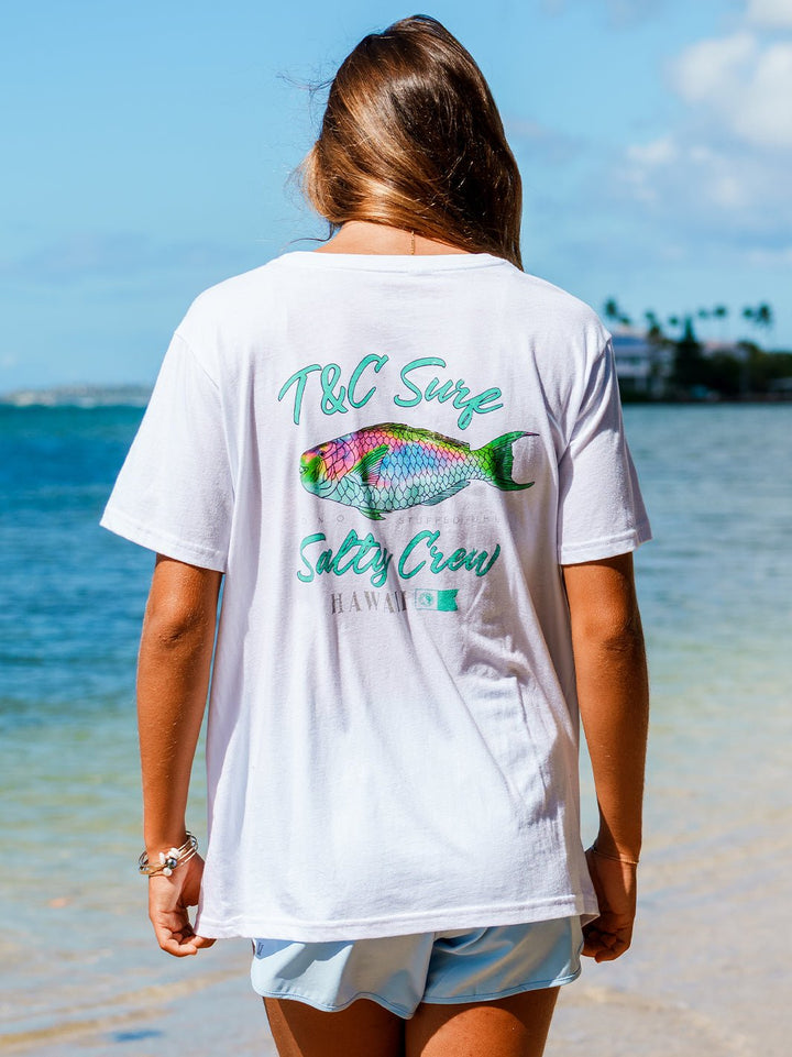 T&C Surf x Salty Crew Salty Uhu HI Boyfriend Tee