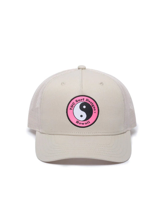 T&C Surf Designs T&C Surf Europe Yin Yang Trucker Cap, Natural