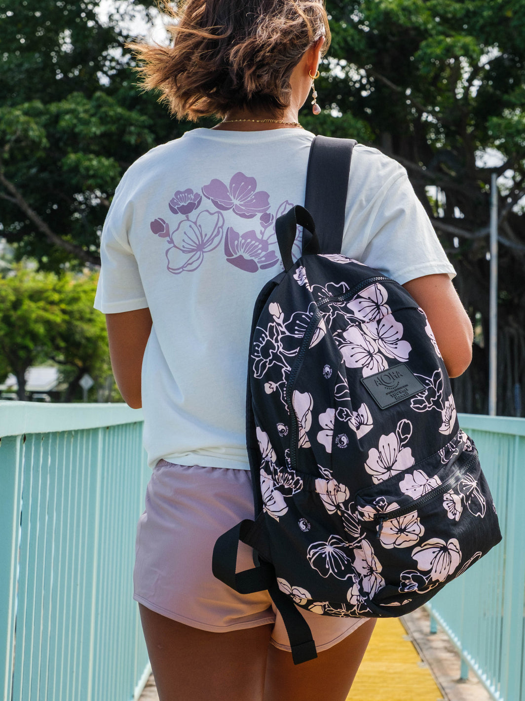 T&C Surf Designs Cherry Sakura Boyfriend Tee,