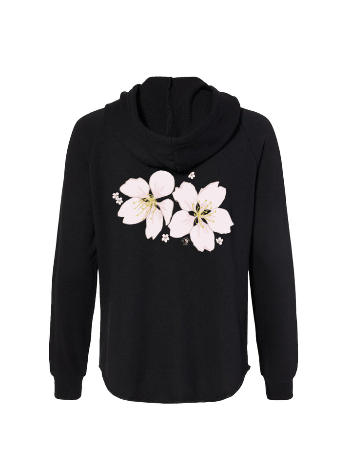 T&C Surf Designs Delicate Sakura Zip Hoodie,
