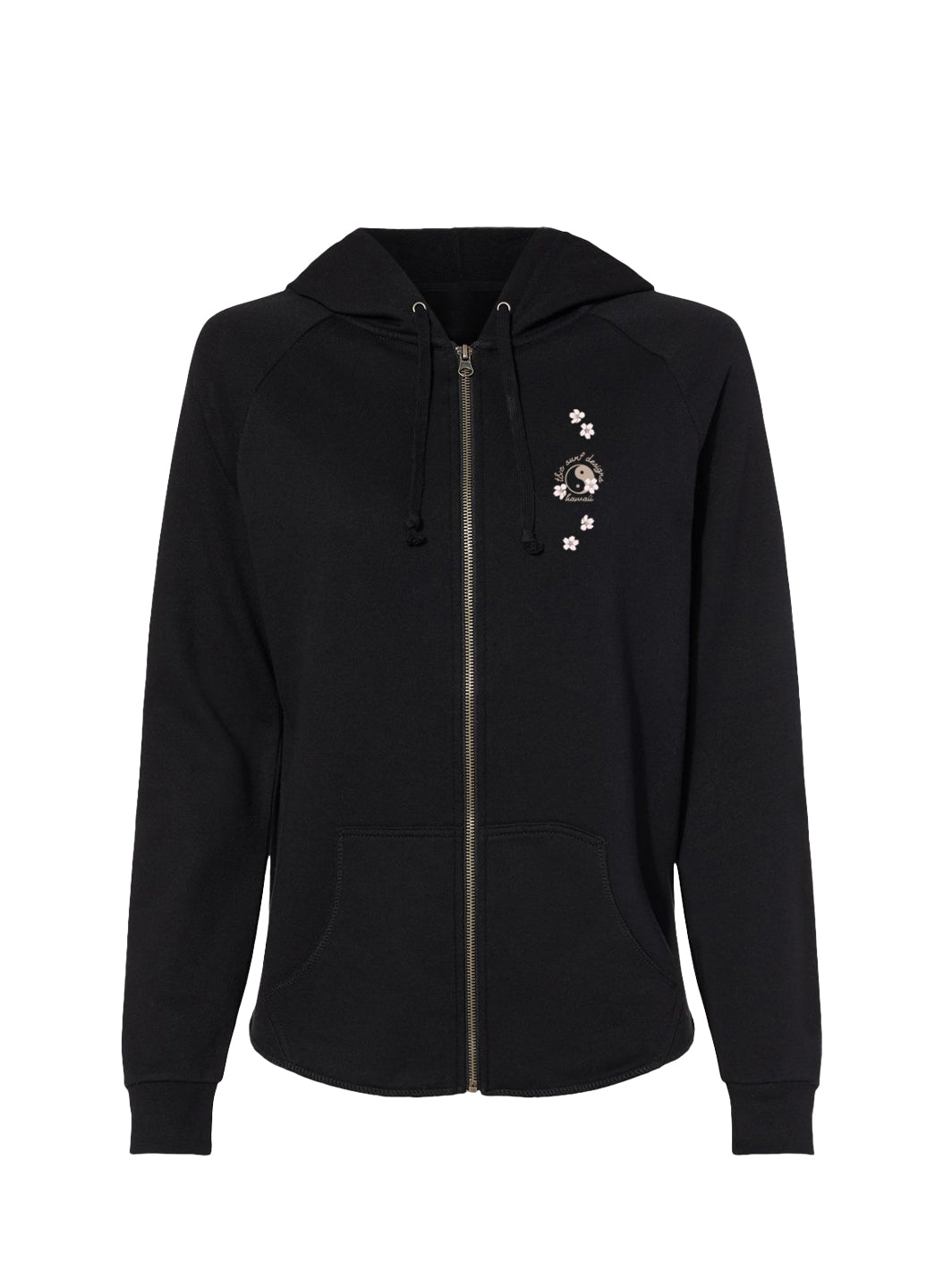 T&C Surf Designs Delicate Sakura Zip Hoodie,