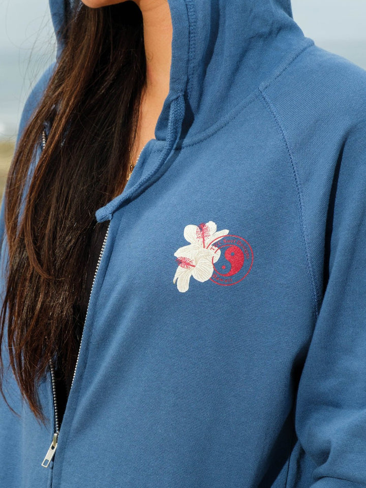 T&C Surf Designs Haleiwa Koki'o Ke'oke'o Zip Hoodie,
