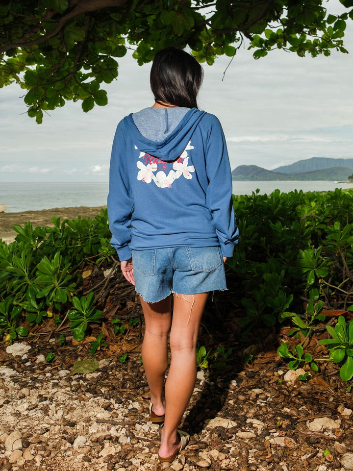T&C Surf Designs Haleiwa Koki'o Ke'oke'o Zip Hoodie,