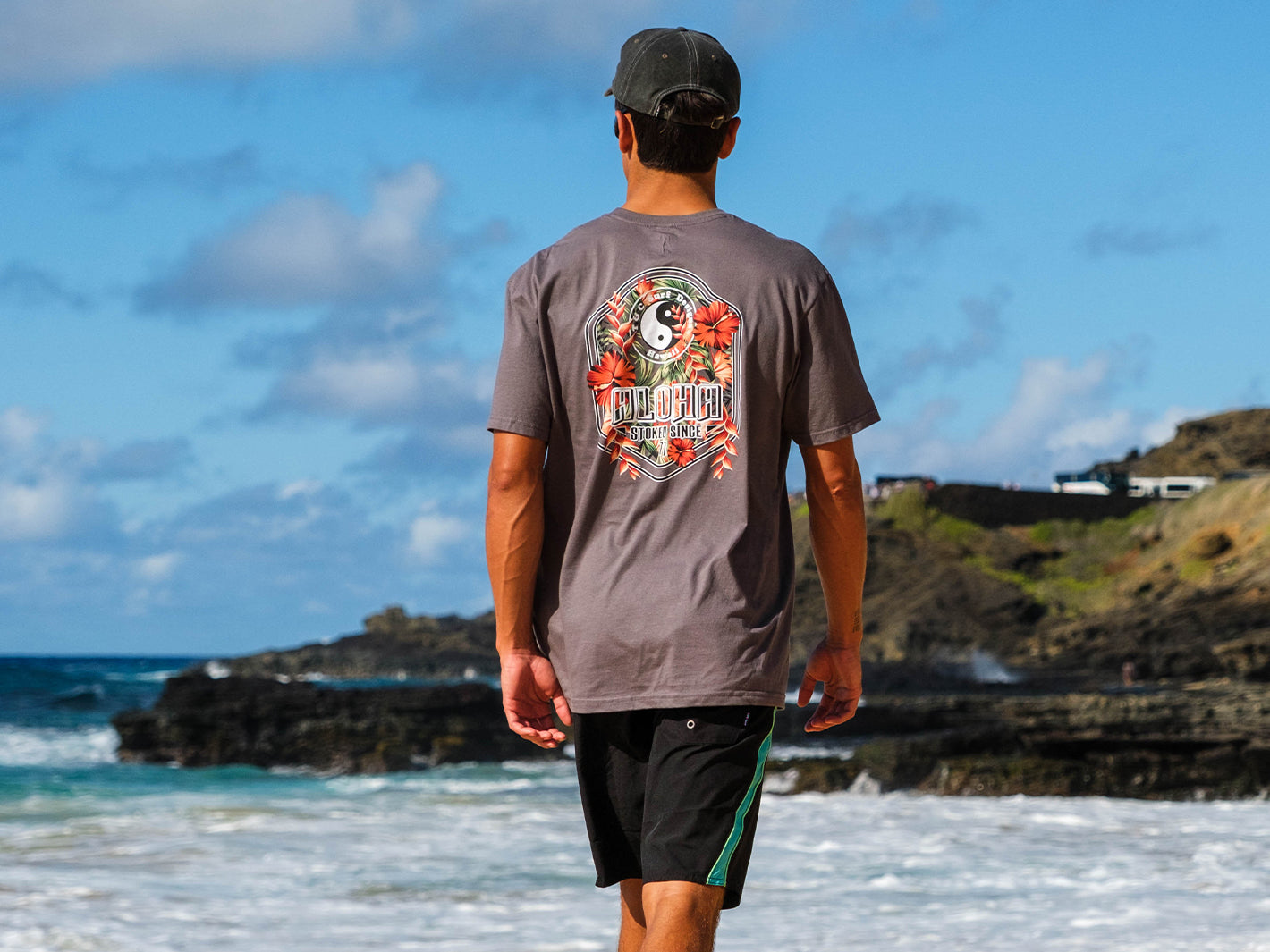 時計 surf designs HAWAI Stoked Hokusai Jersey Tee – T&C Surf Designs