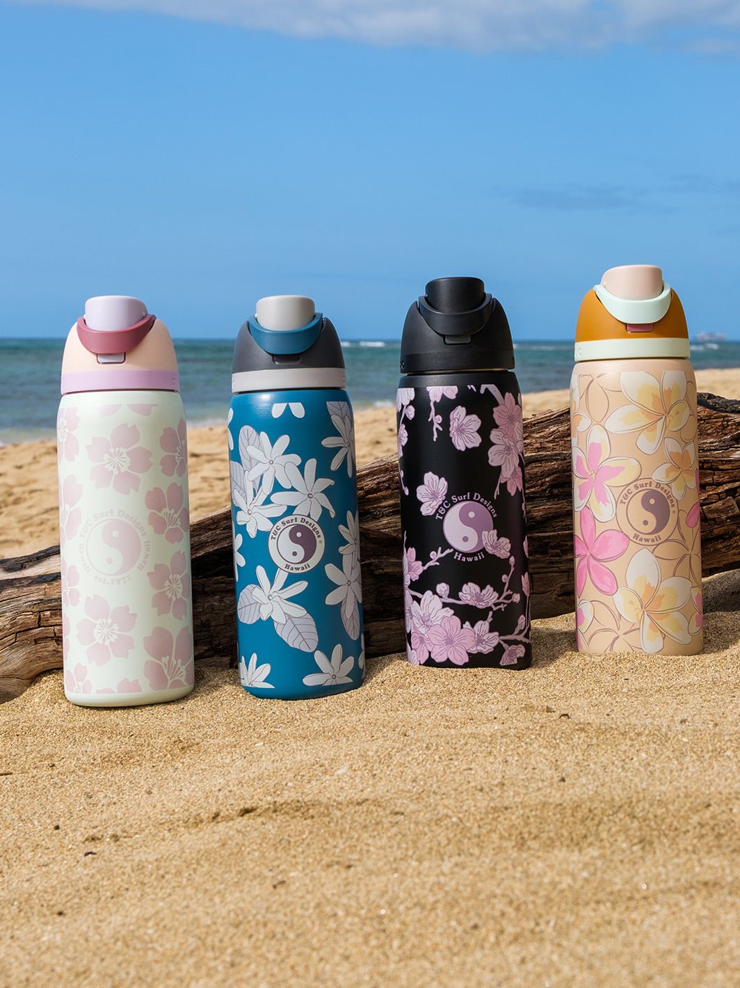 T&C Surf 32 oz Tiare Cluster Owala - T&C Surf Designs