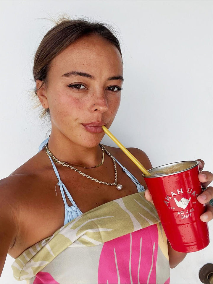 T&C Surf 16 oz All Day Pau Hana Insulated Stackable Tumbler Pirani - T&C Surf Designs