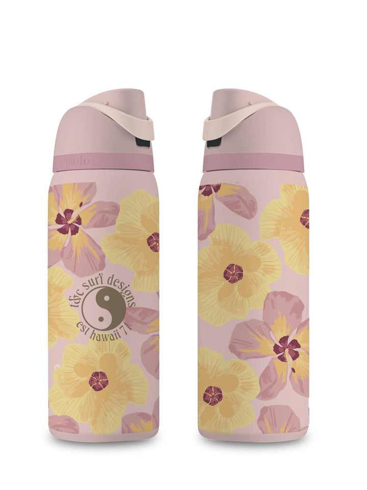 T&C Surf 32 oz Watercolor Hau Owala - T&C Surf Designs