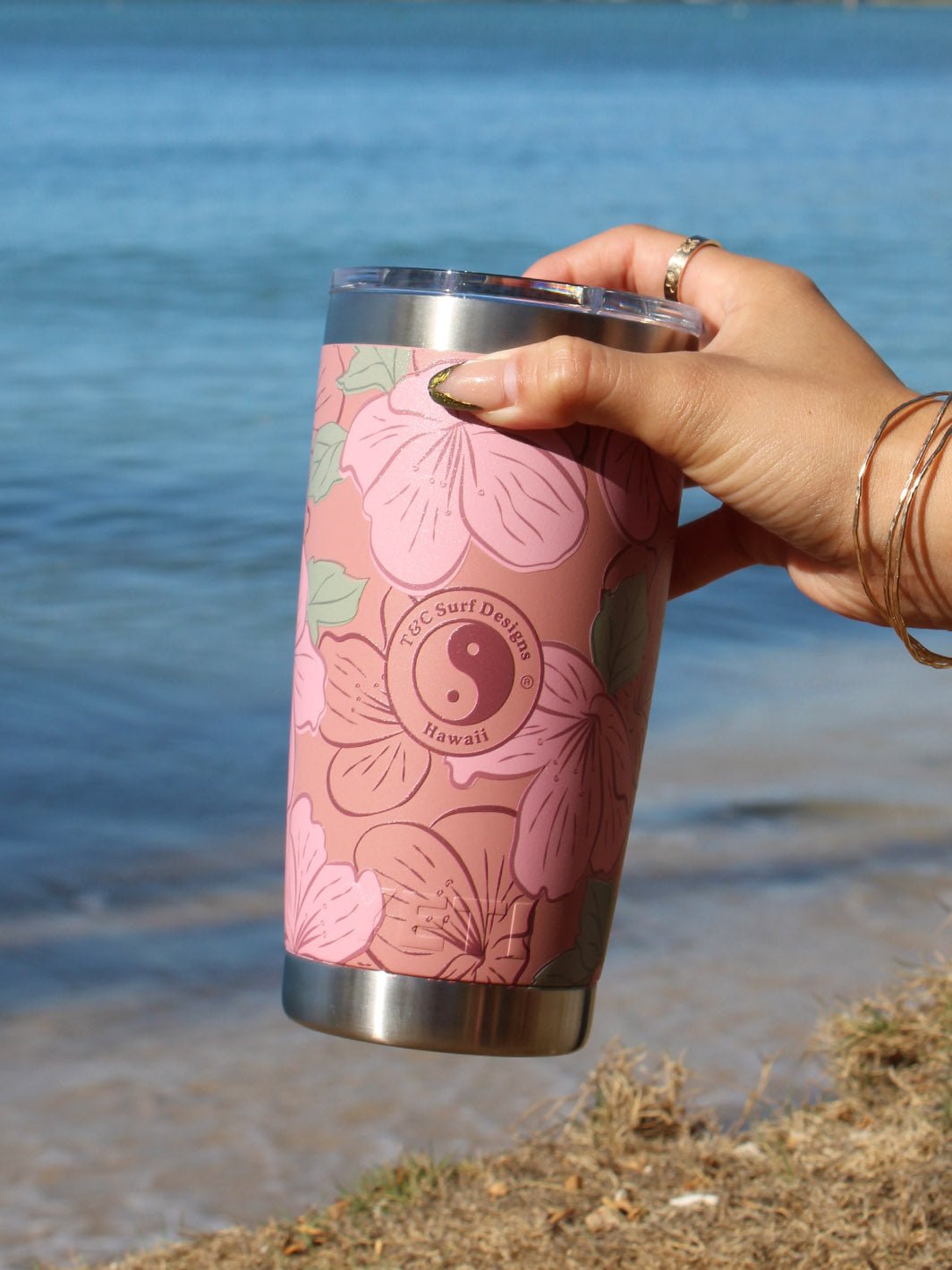 T&C Surf Designs T&C Surf 20 oz Cherreh Blossom Tumbler Yeti,