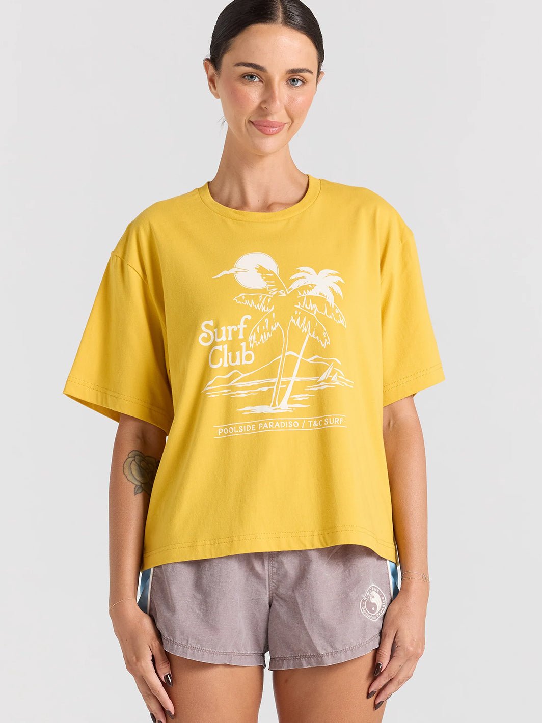 T&C Surf x Poolside Paradiso Surf Club Tee - T&C Surf Designs